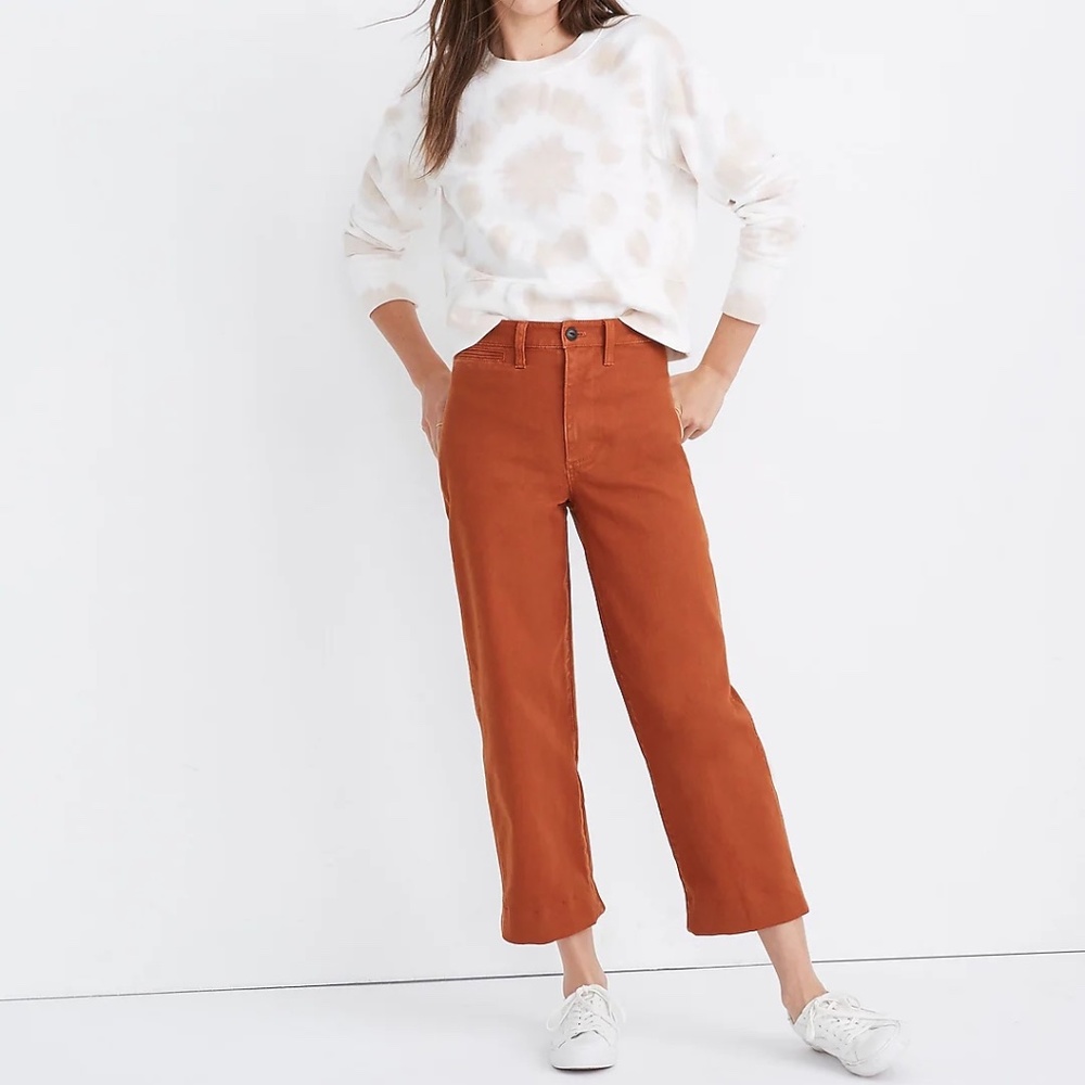 Slim Emmett Wide-Leg Crop Pants, 29 NWOT